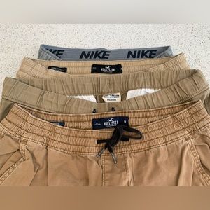 Hollister, Nike joggers LOT size medium